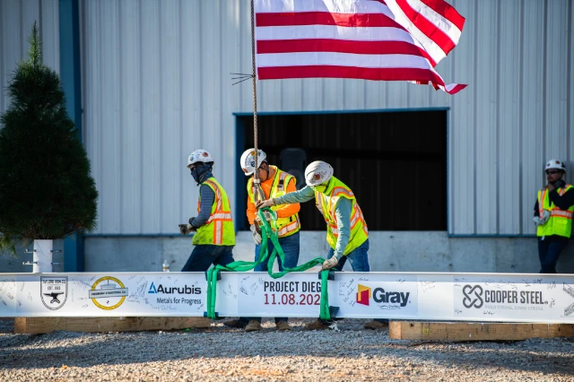 Aurubis_Richmond site_Topping-out ceremony_20230811_b