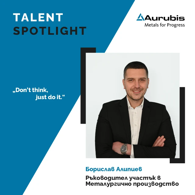 Aurubis employees Borislav Alipiev 1