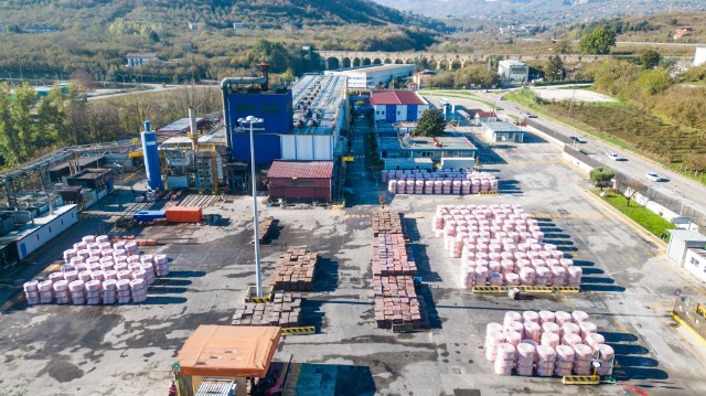 Aurubis_Standort Avellino_Werkansicht_Luftaufnahme_2023