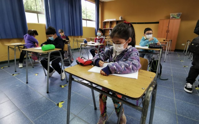 Digitalisierung Grundschulen Peumo Schulklasse